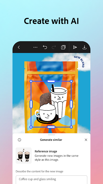Adobe Express скриншот